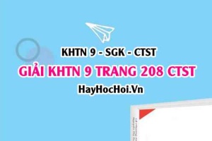 Giải KHTN 9 trang 208 Chân trời sáng tạo SGK